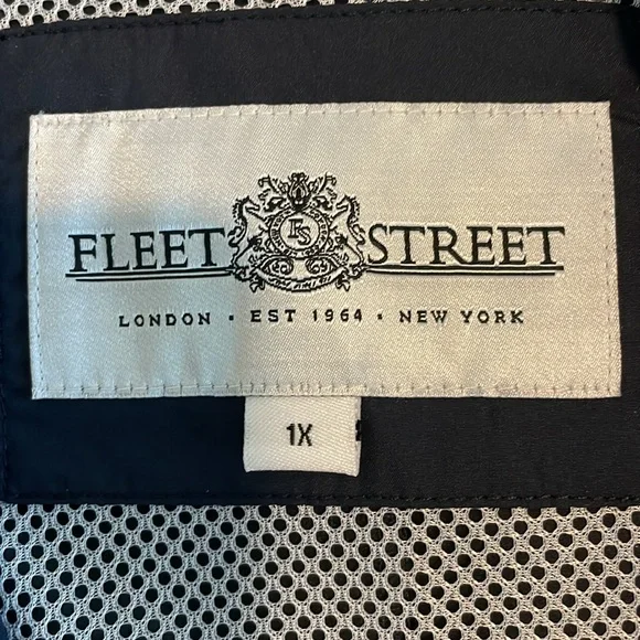 NWT Women's Raincoat - Navy and White - Size 1X - Picture 4 of 7